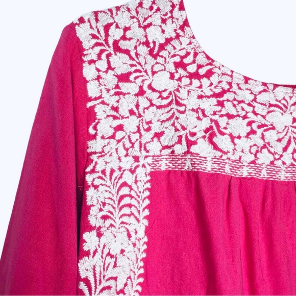 j marie Dresses & Skirts - J Marie embroidered Regina Dress bell sleeve XSmall Retail $104 Price $45 New